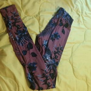 Flower Patterned Leggings